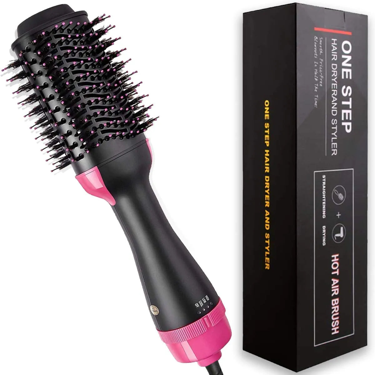 One Step Hot Air Brush | 3-in-1 | Dryer, Straightener & Volumizer